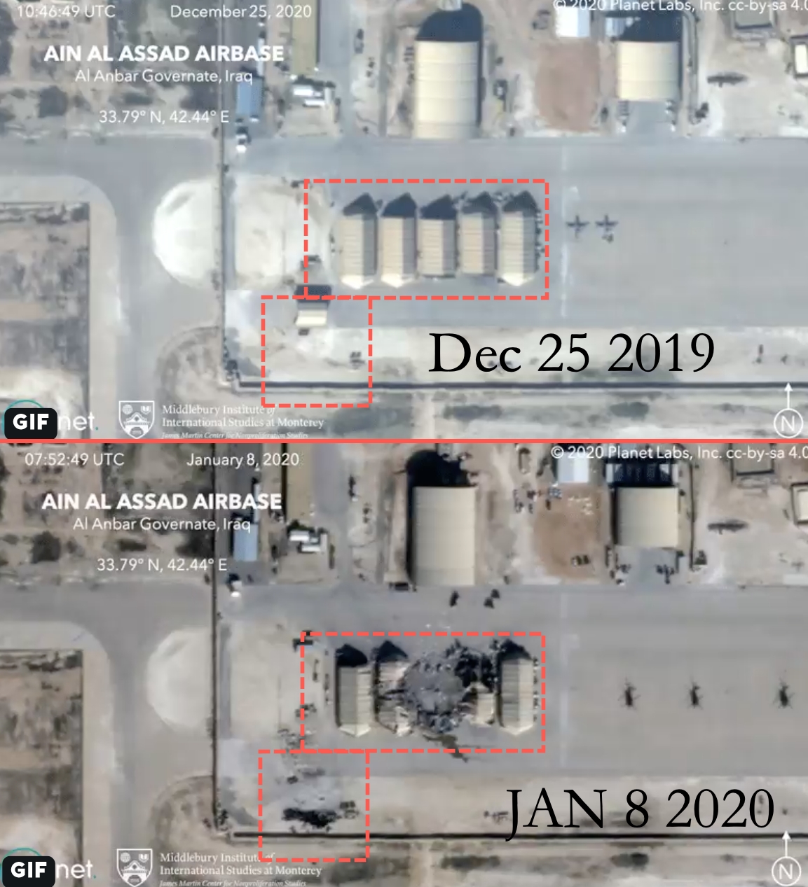 missile damage airbase
