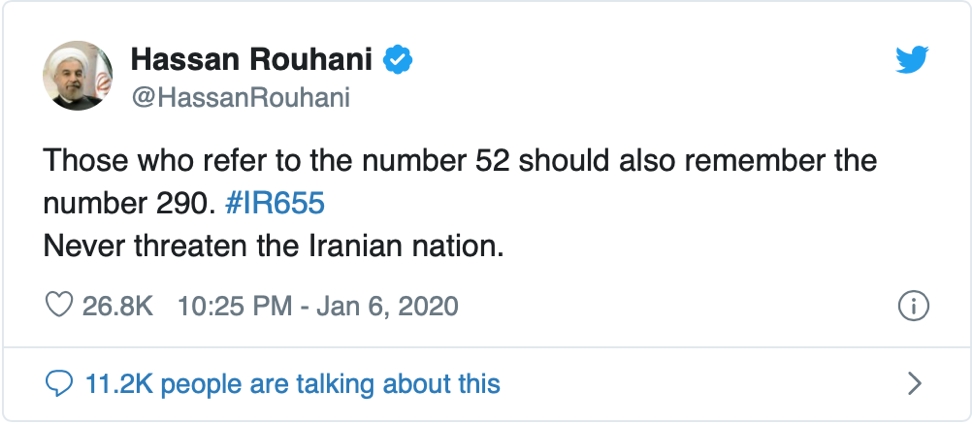 Rouhani twitter